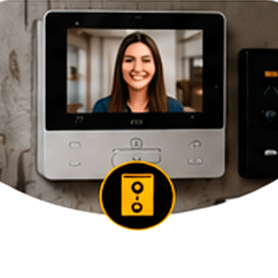 video-porteros video portero ip, cerradura electromagnetica